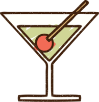 dessin à la craie cocktail png