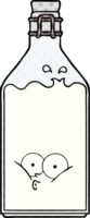 cartoon old bottle png