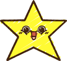 dibujo de tiza estrella png