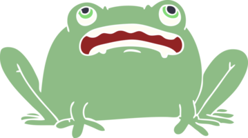 cartoon doodle frog png