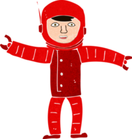 cartoon space man png