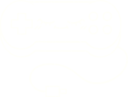 disegno a gesso del controller di gioco png