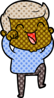 cartoon man laughing png