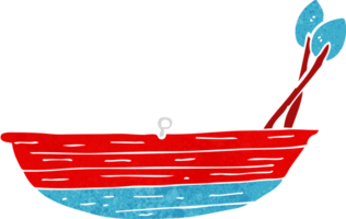 bateau à rames de dessin animé png