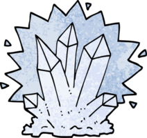 grunge textured illustration cartoon natural crystals png