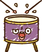 Drum Chalk Drawing png