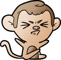 cartoon angry monkey png