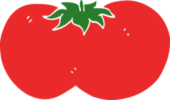 dessin animé doodle énorme tomate png