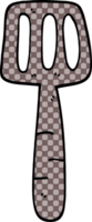 cartoon doodle food spatula png