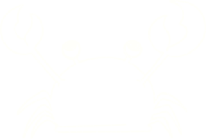 dessin à la craie de crabe png