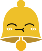 plat Couleur rétro dessin animé de une cloche png