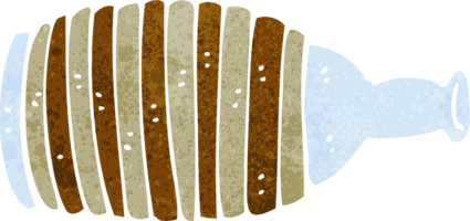 tecknad serie spillts flaska png