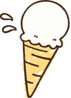 Ice Cream Chalk Drawing png