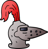 Cartoon-Doodle-Ritterhelm png