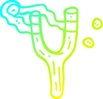 verkoudheid helling lijn tekening van een tekenfilm katapult speelgoed- png