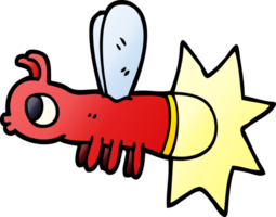 cartoon doodle lightning bug png