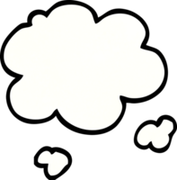 nuage de griffonnage de dessin animé png