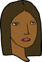 cartoon serious woman png