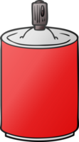 cartoon aerosol spray can png