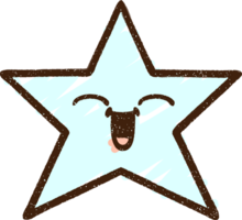 Laughing Star Chalk Drawing png