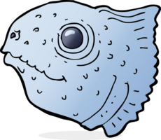 cabeça de peixe de desenho animado png