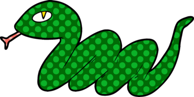 cartoon slithering snake png