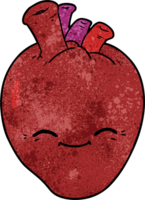 cartoon happy heart png