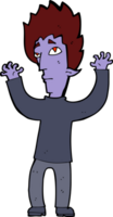 cartoon vampire giving up png