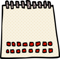 cartoon doodle lege kalender png