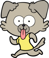 cartoon dog with tongue sticking out png