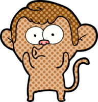 cartoon hooting monkey png