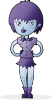 cartoon pretty vampire girl png