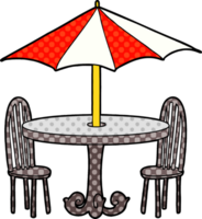 cartoon cafe table png