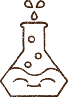 esperimento scientifico disegno a carboncino png