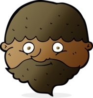 homme barbu de dessin animé png