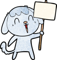 perro de dibujos animados lindo png