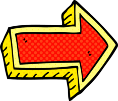 cartoon doodle arrow png