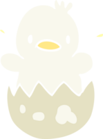 dessin animé doodle bébé canard png