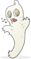 hand drawn cartoon ghost png