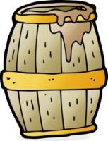 baril de bière de dessin animé png