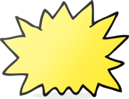 hand drawn cartoon explosion png