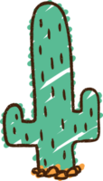 Cactus Chalk Drawing png