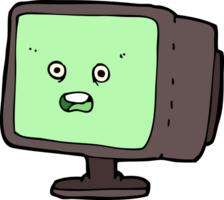 cartoon computer screen png