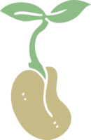 tecknad serie klotter fröplanta png