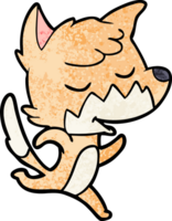 friendly cartoon fox png