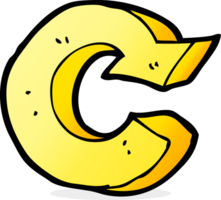 símbolo de flecha de dibujos animados png