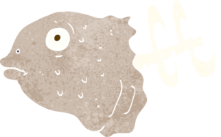 cabeça de peixe de desenho animado png