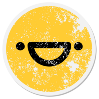 simple cute happy face circle png