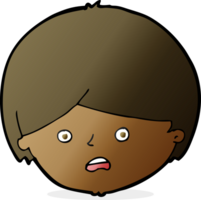 niño infeliz de dibujos animados png