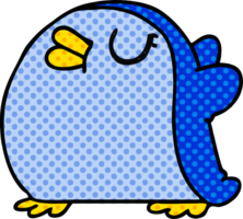 hand- getrokken tekenfilm schattig kawaii rood Robin png